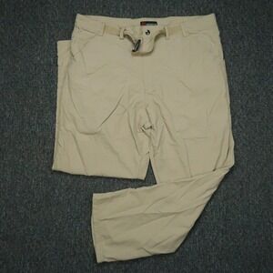 Scottevest Pants Men 40x30 Khaki Tan‎ Belted Hiking Travel TEC